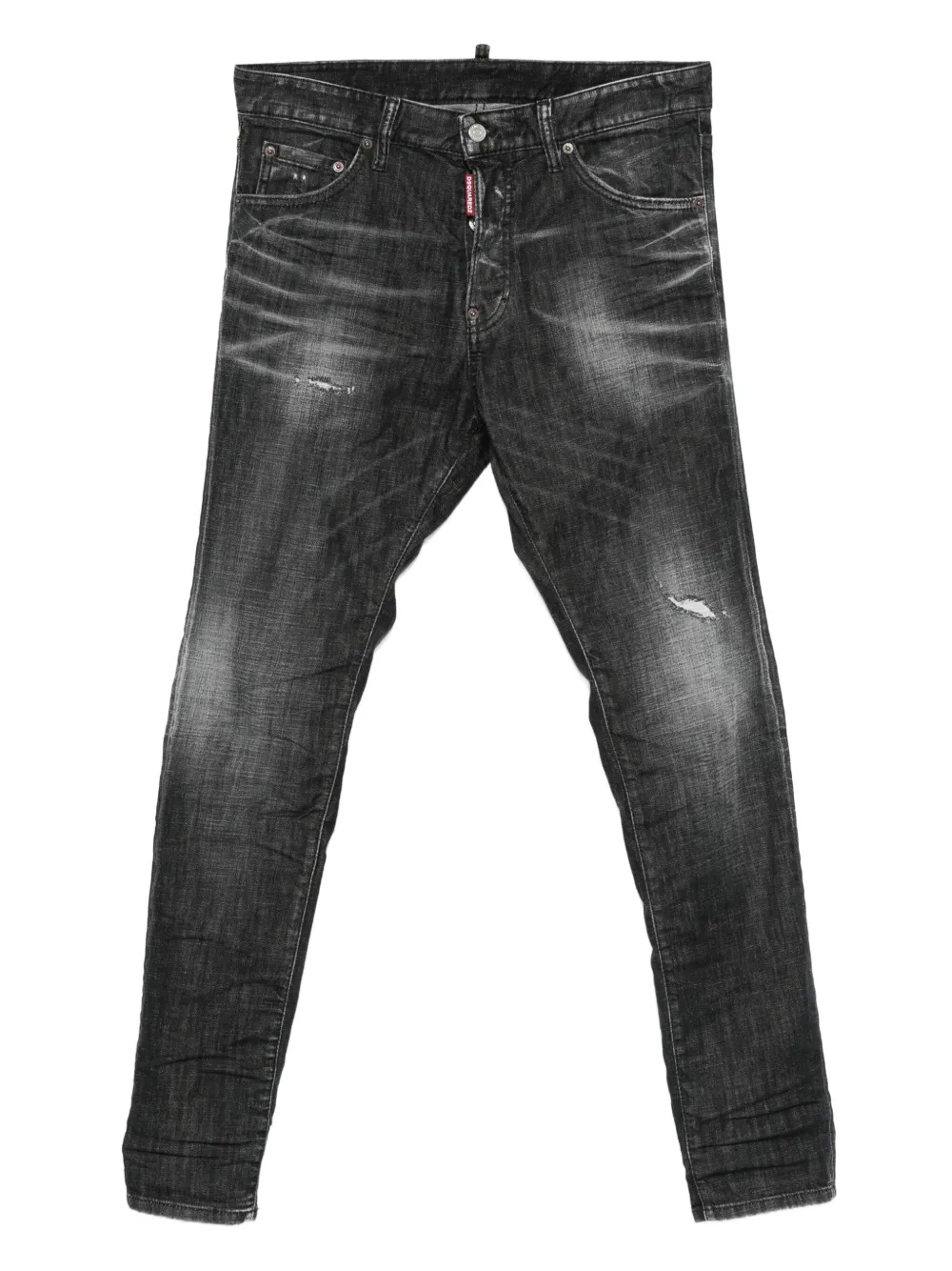 DSQUARED2 faded distressed jeans - Nero