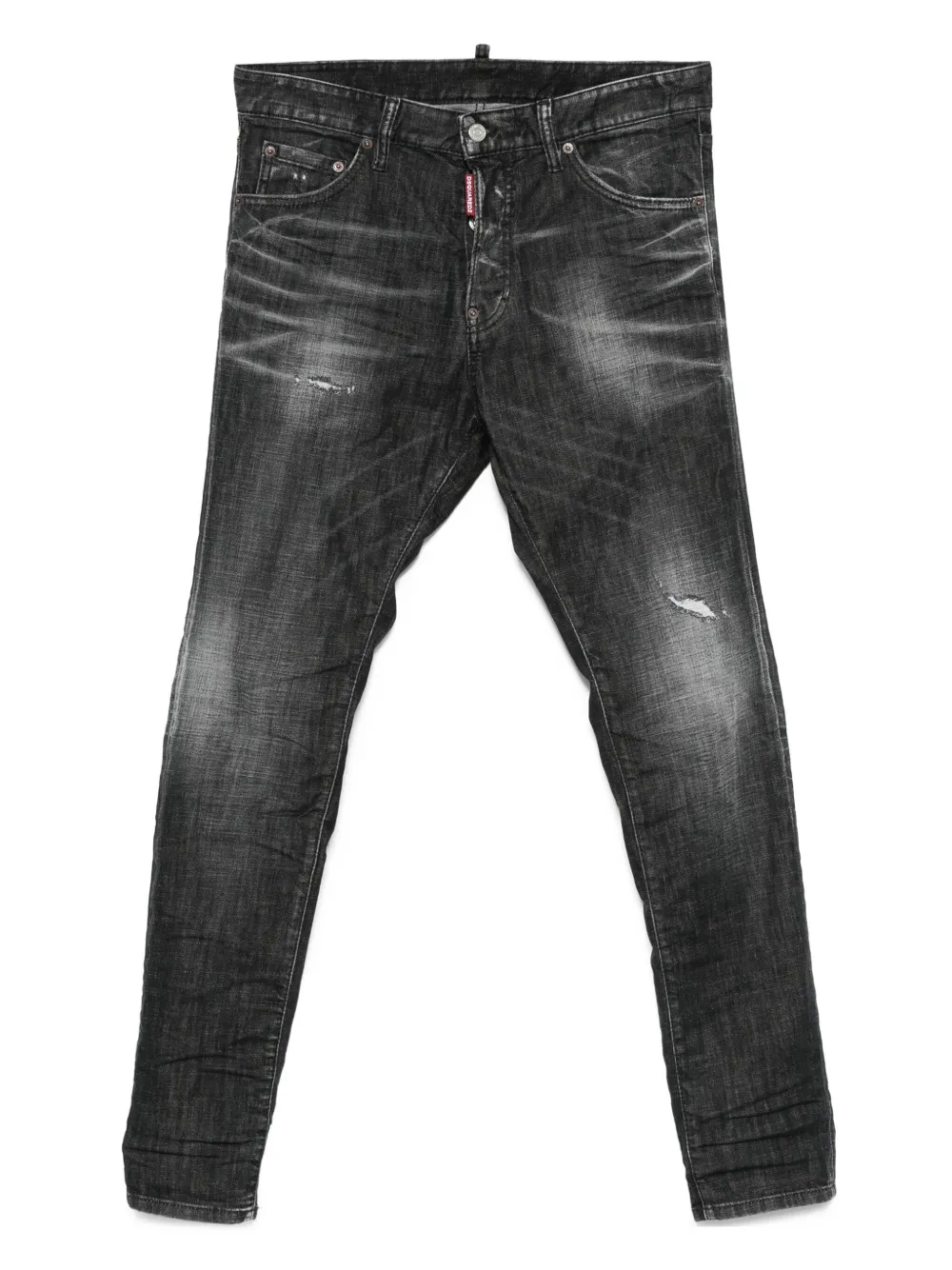DSQUARED2 faded distressed jeans | Black | Image 1