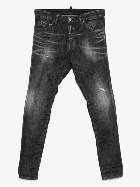DSQUARED2 faded distressed jeans