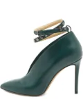 Jimmy Choo Pre-Owned 95mm leather heeled pumps - Green