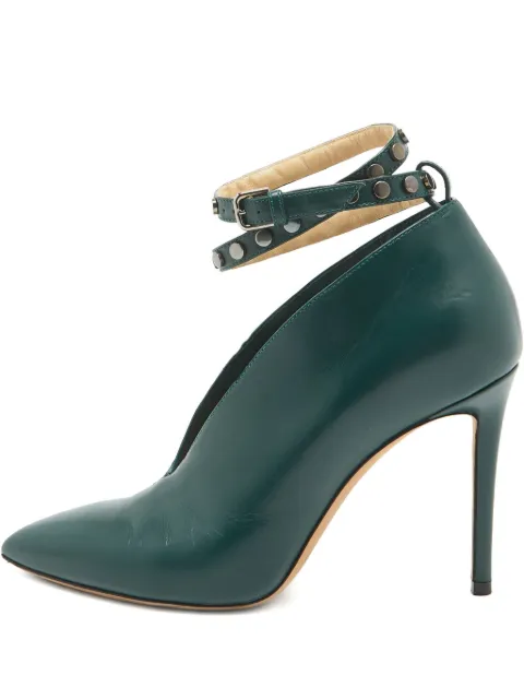 Jimmy Choo Pre-Owned 95mm leather heeled pumps