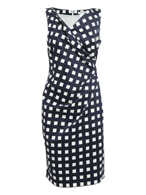 Max Mara vestido midi de archivo a cuadros