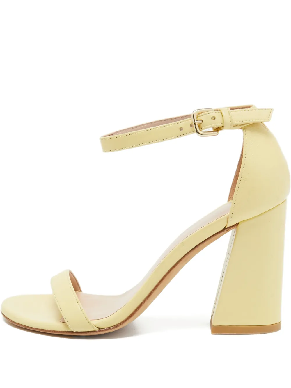 Stuart Weitzman 90mm block-heel sandals | Yellow | Image 1
