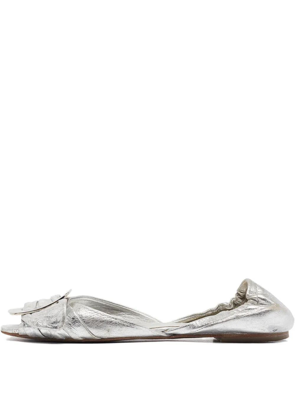 2024 buckle leather flats