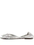 Roger Vivier Vintage 2024 buckle leather flats - Grey