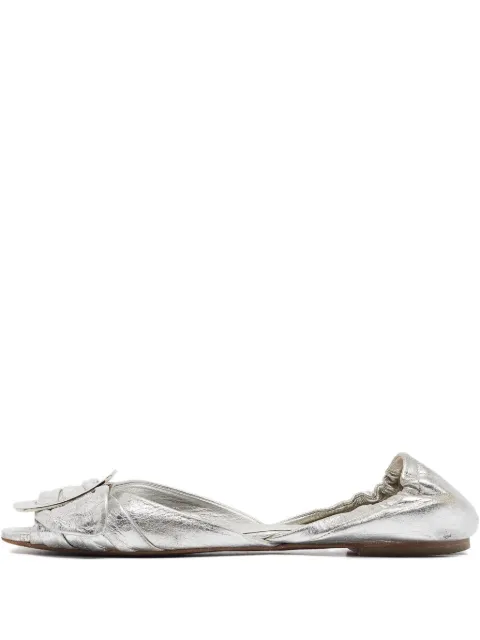 Roger Vivier Vintage 2024 buckle leather flats