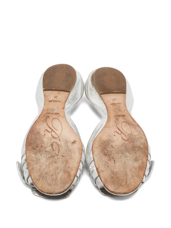 Roger Vivier Vintage 2024 バックル フラットシューズ Roger Vivier