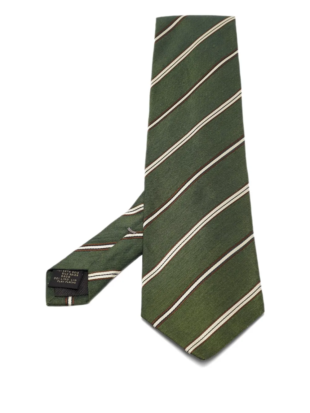 diagonal-stripe tie