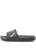 Valentino Garavani Pre-Owned VLTN slides - Black