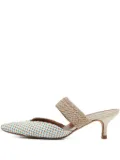 Malone Souliers Pre-owned woven strap mules - White