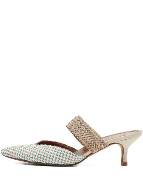 Malone Souliers Pre-owned woven strap mules