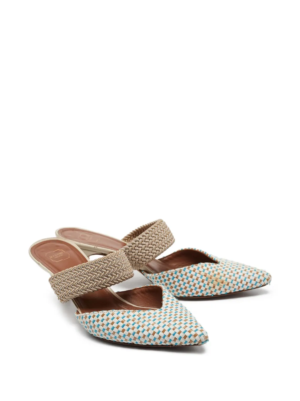 Malone Souliers Pre-owned woven strap mules | Image 2