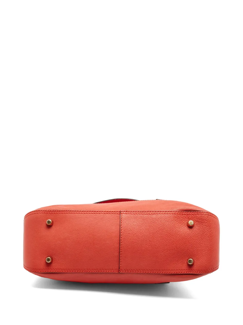 Pre-owned Chloé Georgia Satchel Bag In Red