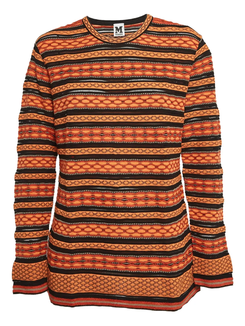 Missoni Pre-Owned patterned sweater | Orange | Image 1