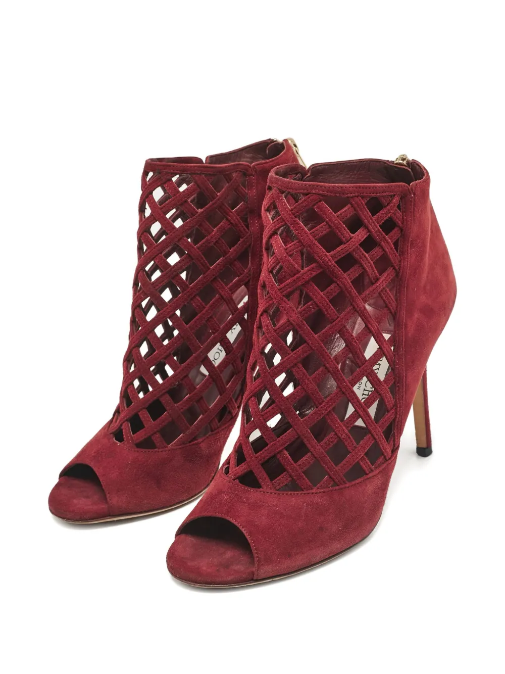 Jimmy Choo Pre-Owned botines con peep-toe y tacón de 110mm | Image 2