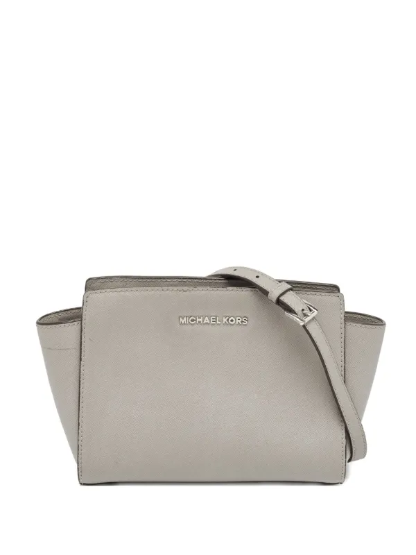 Michael Kors Vintage プレオウンド レザー ショルダーバッグ | グレー 