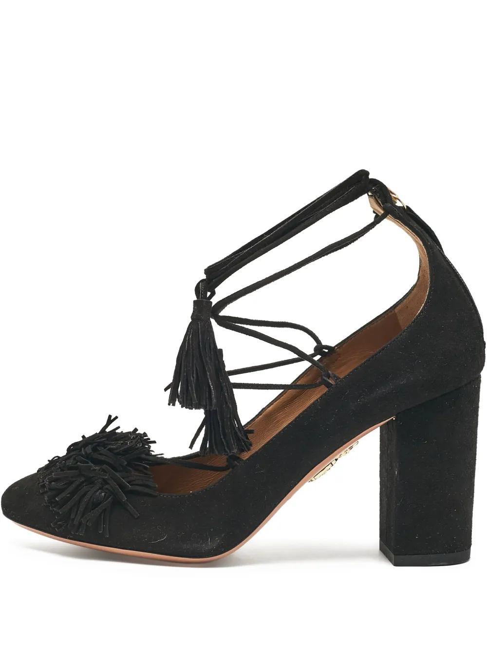 Aquazzura 2024 tasselled pumps | Black | Image 1