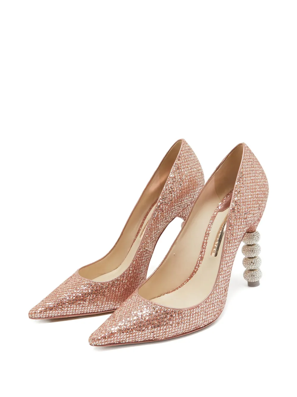 Sophia Webster 2024 105mm Glitter Coco pumps | Image 2