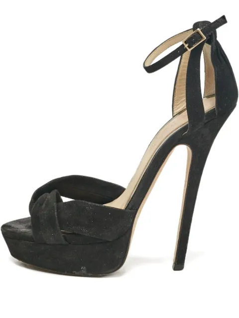 Jimmy Choo Pre-Owned platform knotted sandals