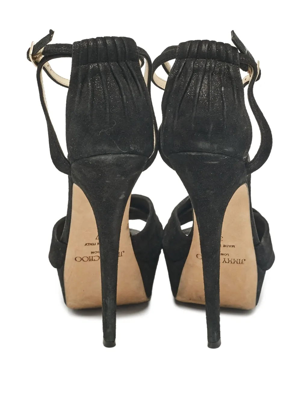 Pre-owned Jimmy Choo Platform Knotted Sandals