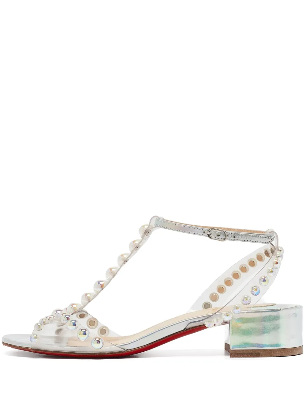 Christian Louboutin Pre-Owned Faridaravie サンダル - ホワイト Christian Louboutin Pre-Owned Faridaravie サンダル - ホワイト