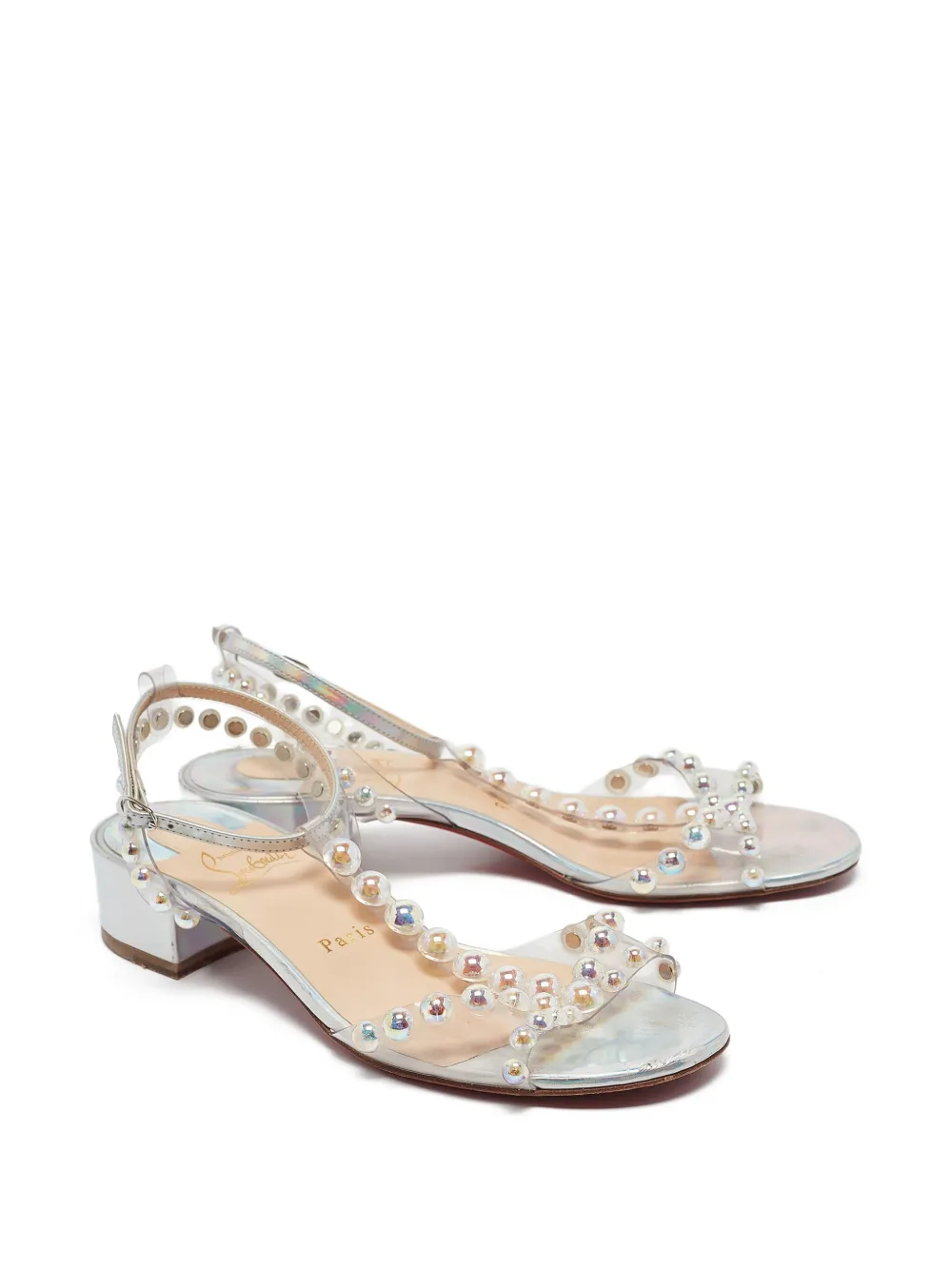 Christian Louboutin Pre-Owned Faridaravie sandalen - Wit