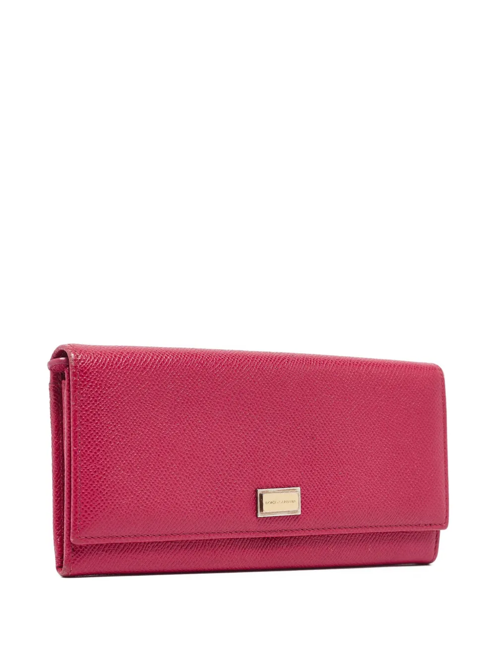 Pre-owned Dolce & Gabbana Logo-plaque Leather Wallet