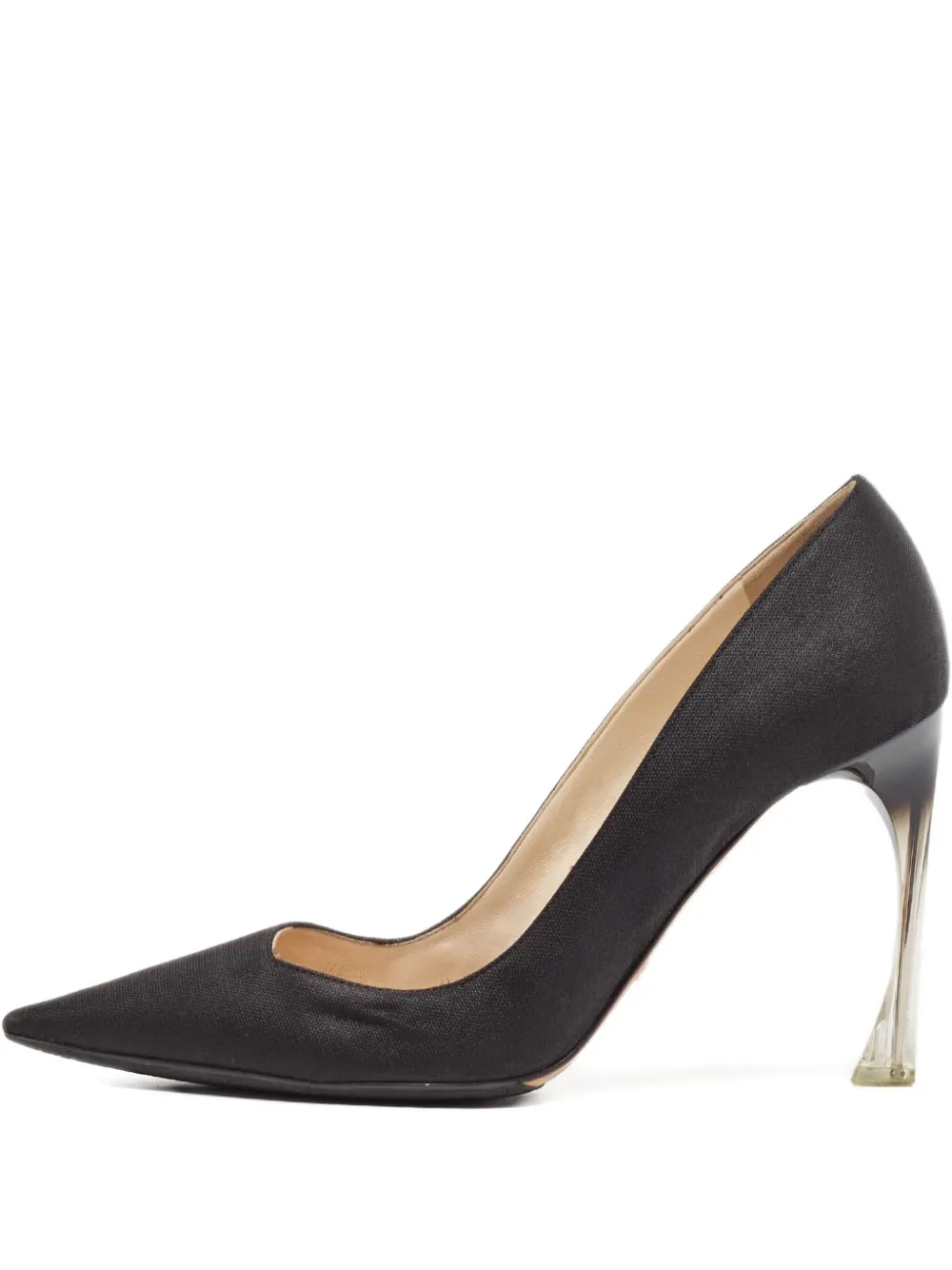 Pre-owned Dior 105mm Pointed-toe Clear-heel Pumps