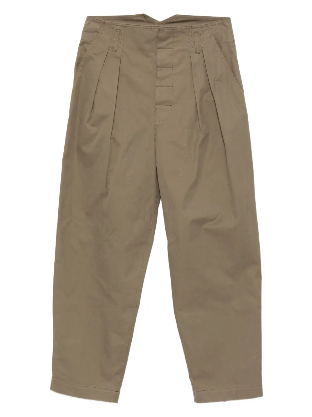 Moschino Broek met geplooide details Groen