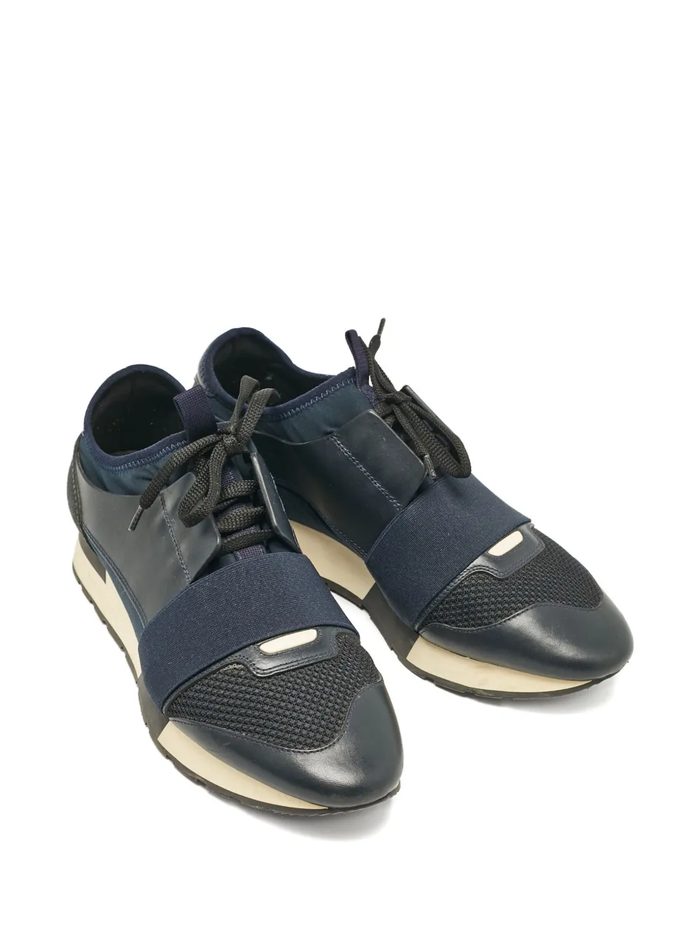Balenciaga Pre-Owned Race Runner sneakers - Blauw