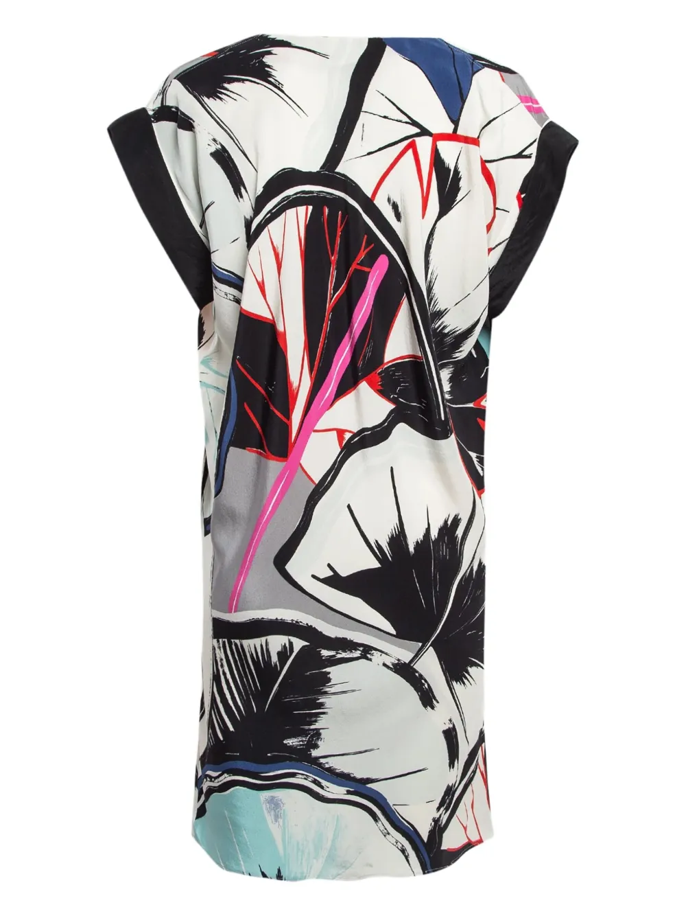 Balenciaga Pre-Owned Blousejurk met bloemenprint - Wit