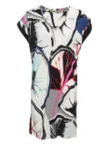 Balenciaga Pre-Owned floral-print shift dress - White