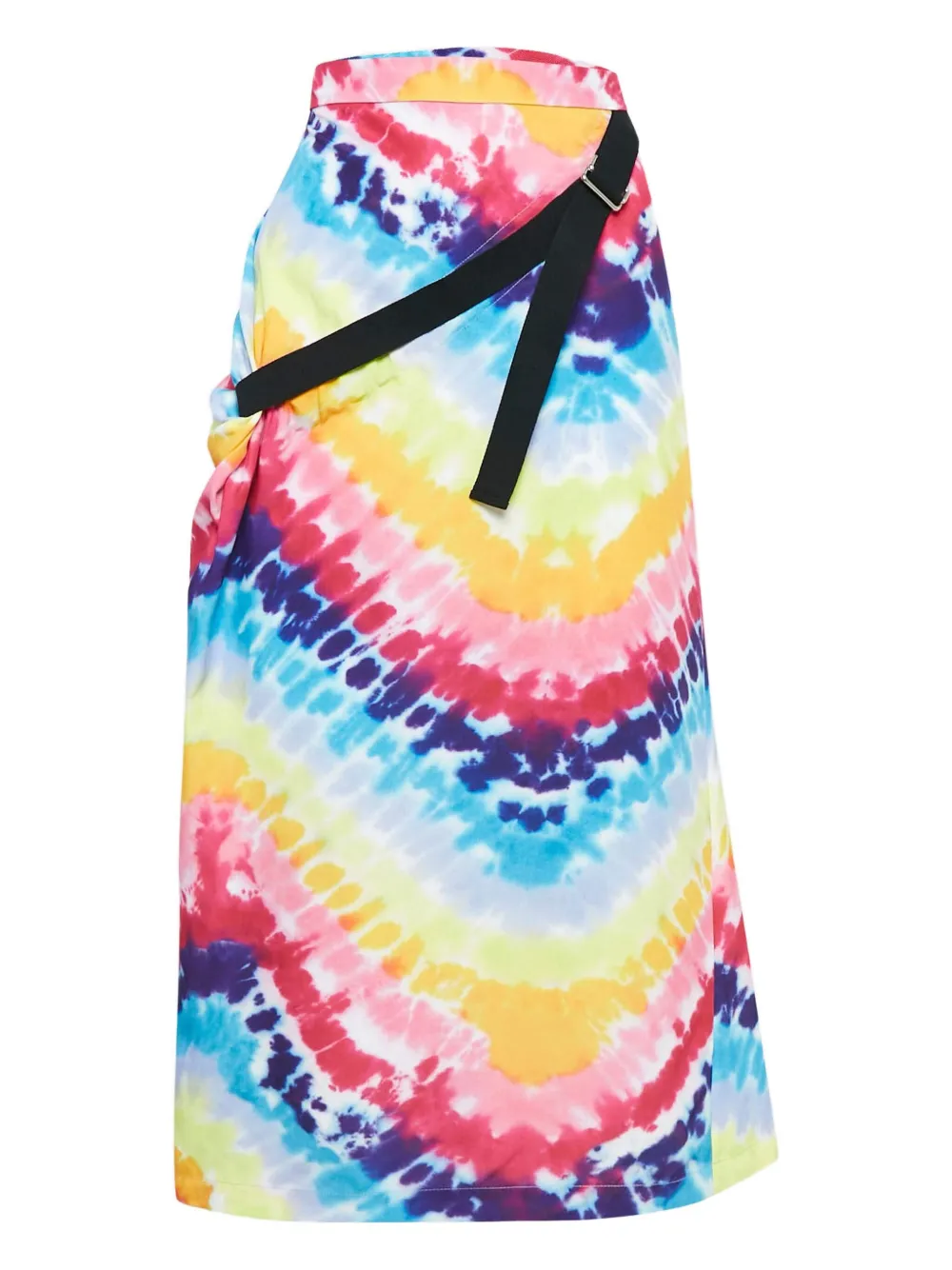 Kenzo Pre-Owned Gonna a portafoglio con fantasia tie dye - Giallo