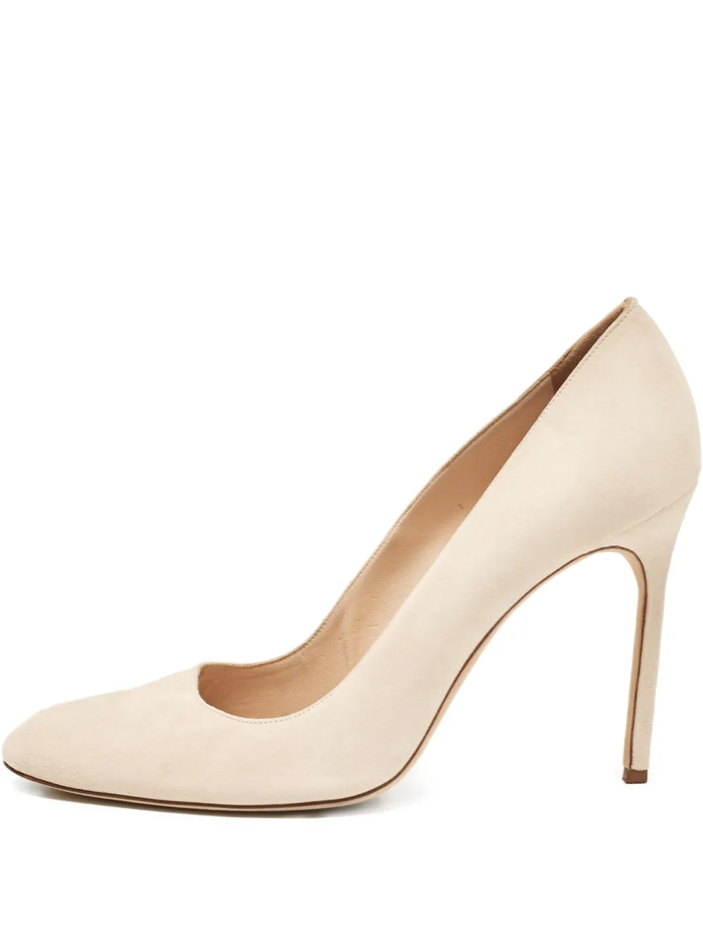Pre-owned Manolo Blahnik  110mm Suede Pumps