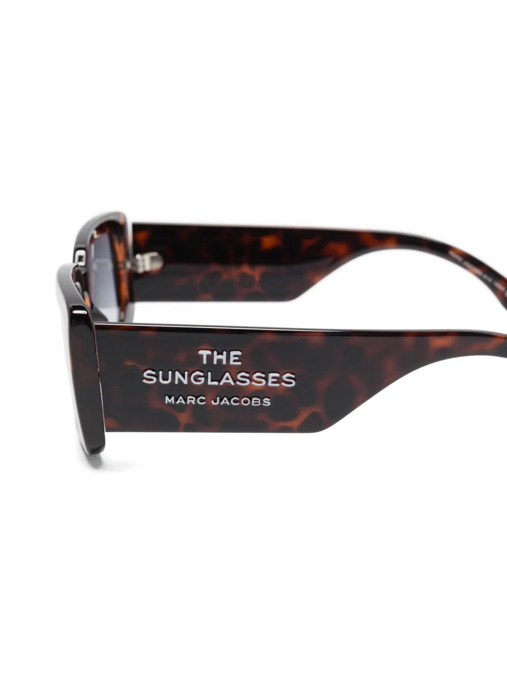 Marc Jacobs Eyewear Zonnebril met rechthoekig montuur Bruin