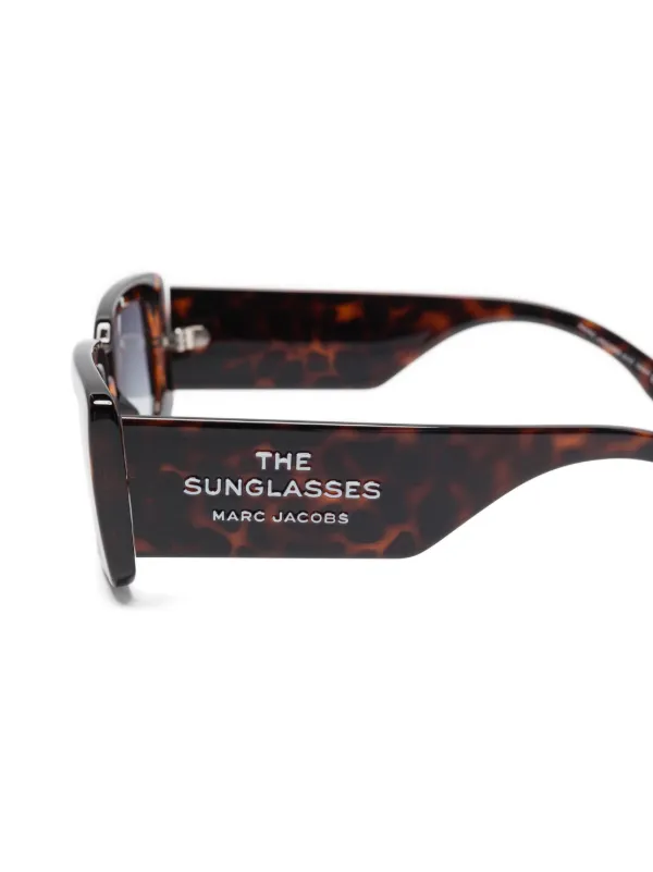 Marc Jacobs Brown Rectangular Sunglasses 30339547_59471233_600.jpg main image 3