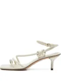 Louis Vuitton Pre-Owned leather knotted strap sandals - Neutrals