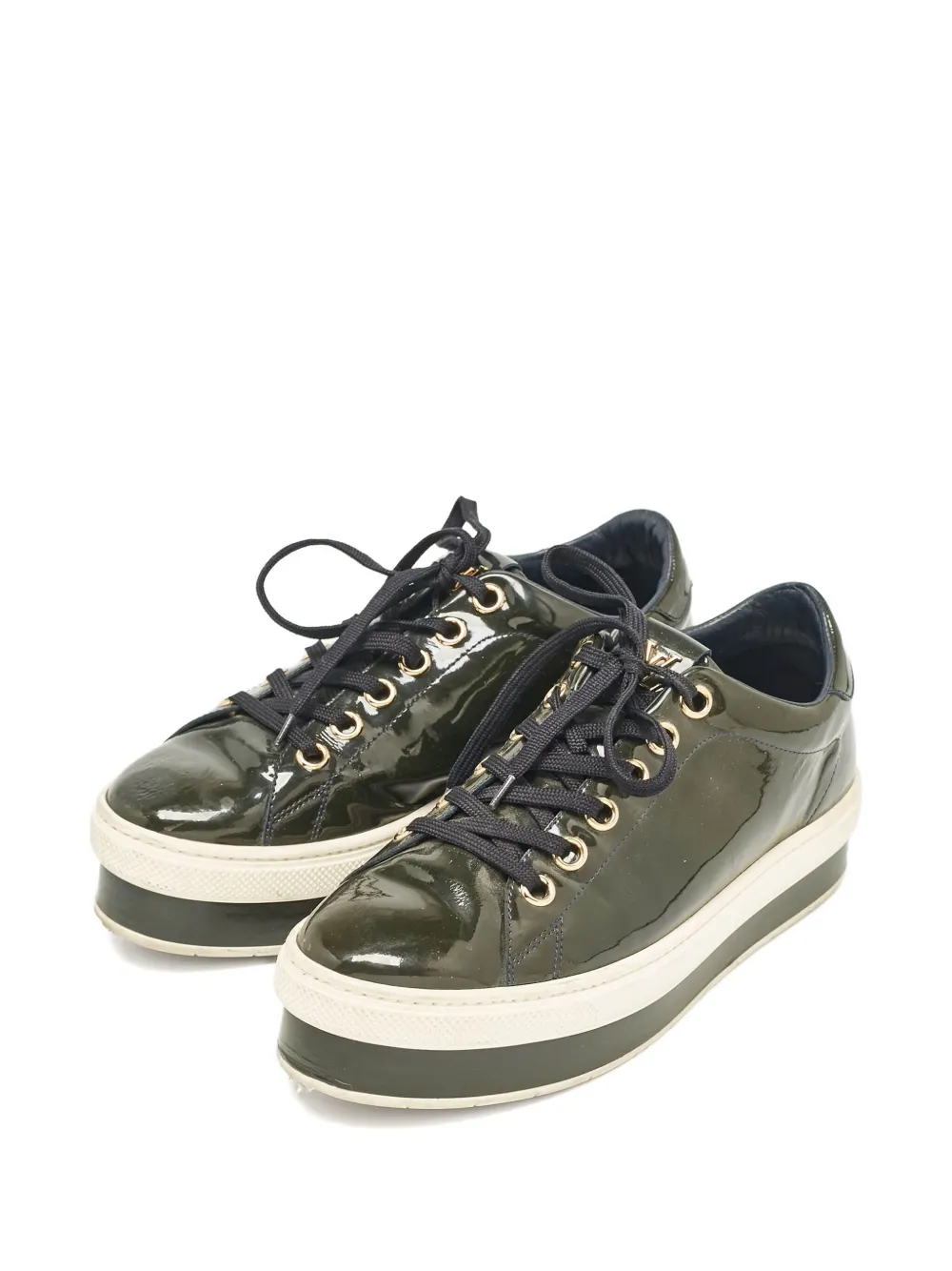 Louis Vuitton Pre-Owned tenis con plataforma | Image 2