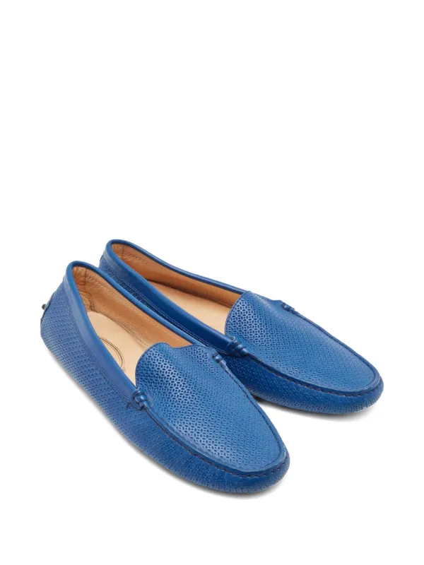 Tod's Vintage レザーローファー | ブルー | FARFETCH JP