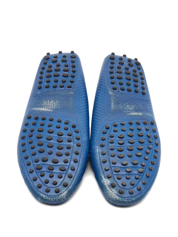Tod's Vintage レザーローファー | ブルー | FARFETCH JP