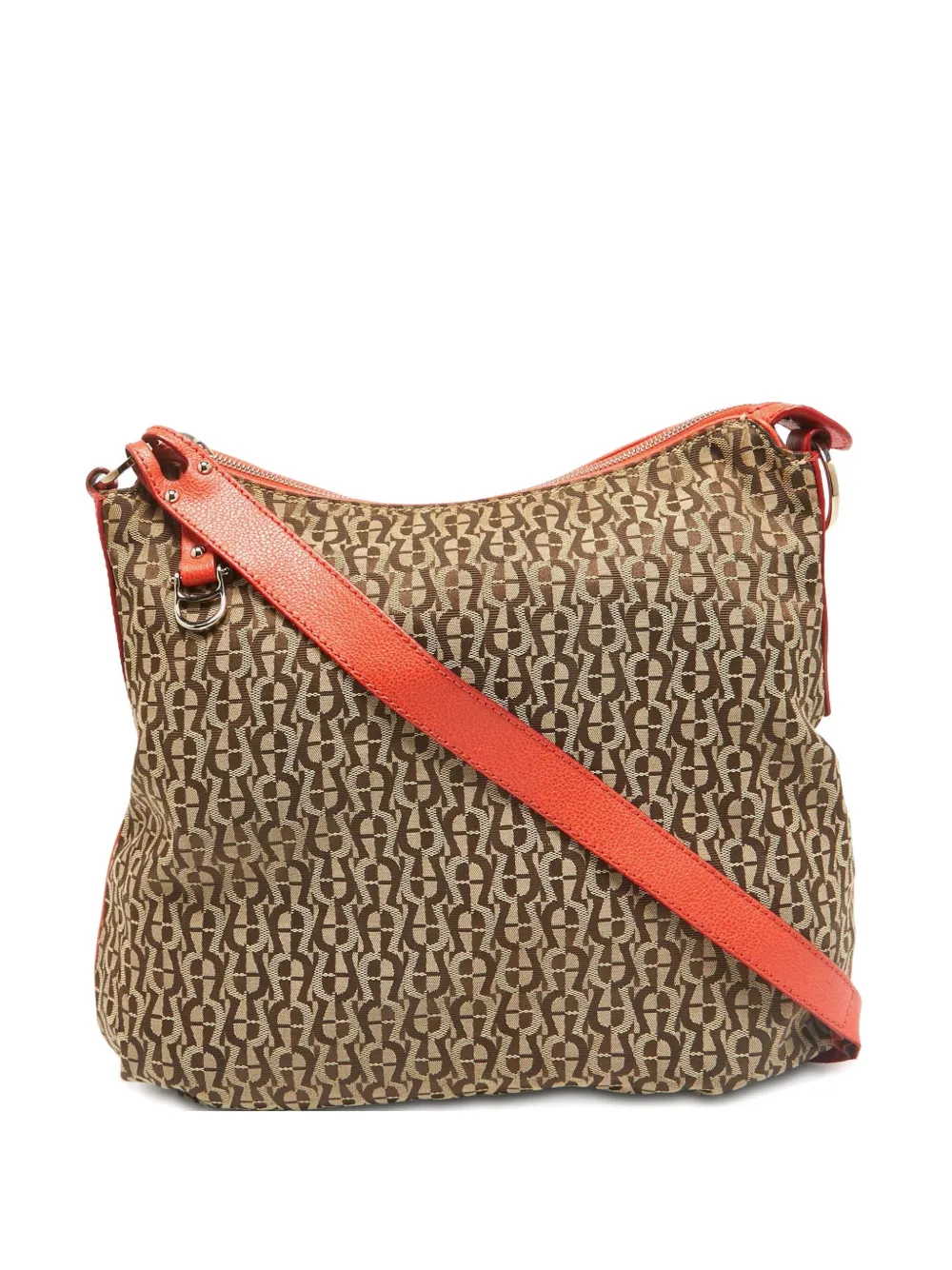 Aigner Vintage Pre-Owned monogram shoulder bag | Neutrals | Image 1