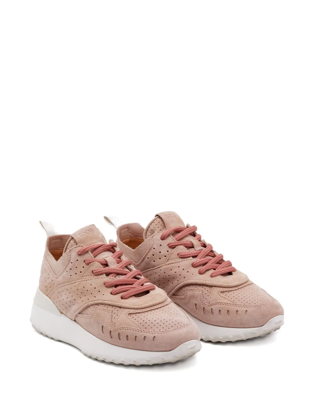 Tod's Vintage pre-owned suede perforated sneakers | Low-Tops | Image 2
