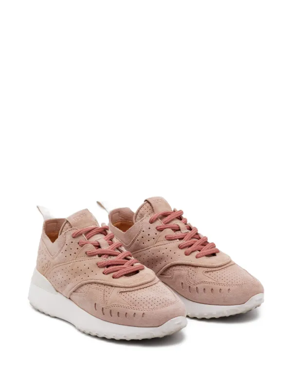 Tod's Vintage プレオウンド スエード スニーカー | ピンク Tod's Vintage プレオウンド スエード スニーカー | ピンク