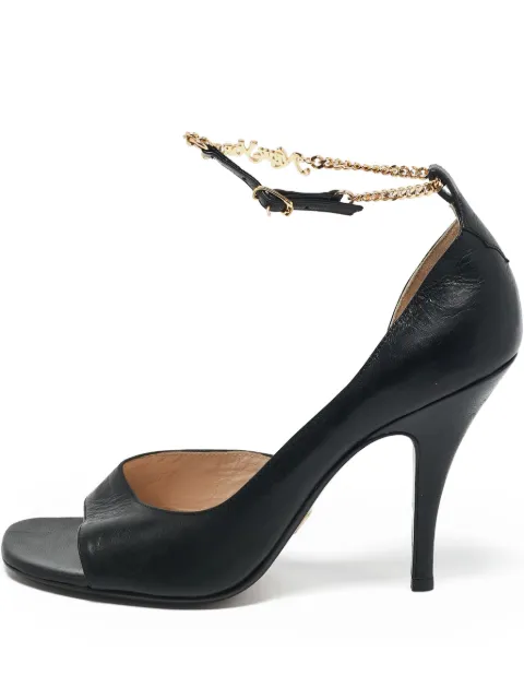 Marc Jacobs Vintage 105mm leather chain sandals