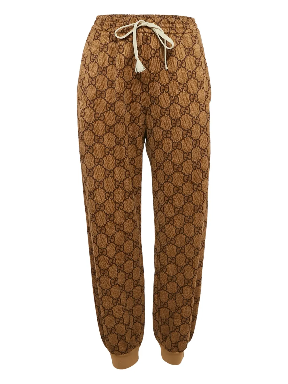 Gucci Pre-Owned 2024 GG jersey track pants | Brown | Image 1