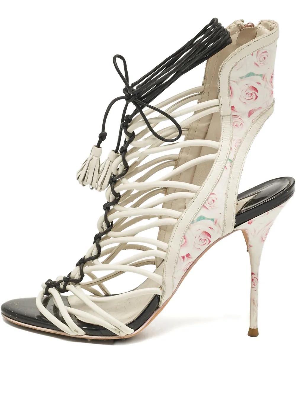 Sophia Webster strappy heeled sandals | White | Image 1