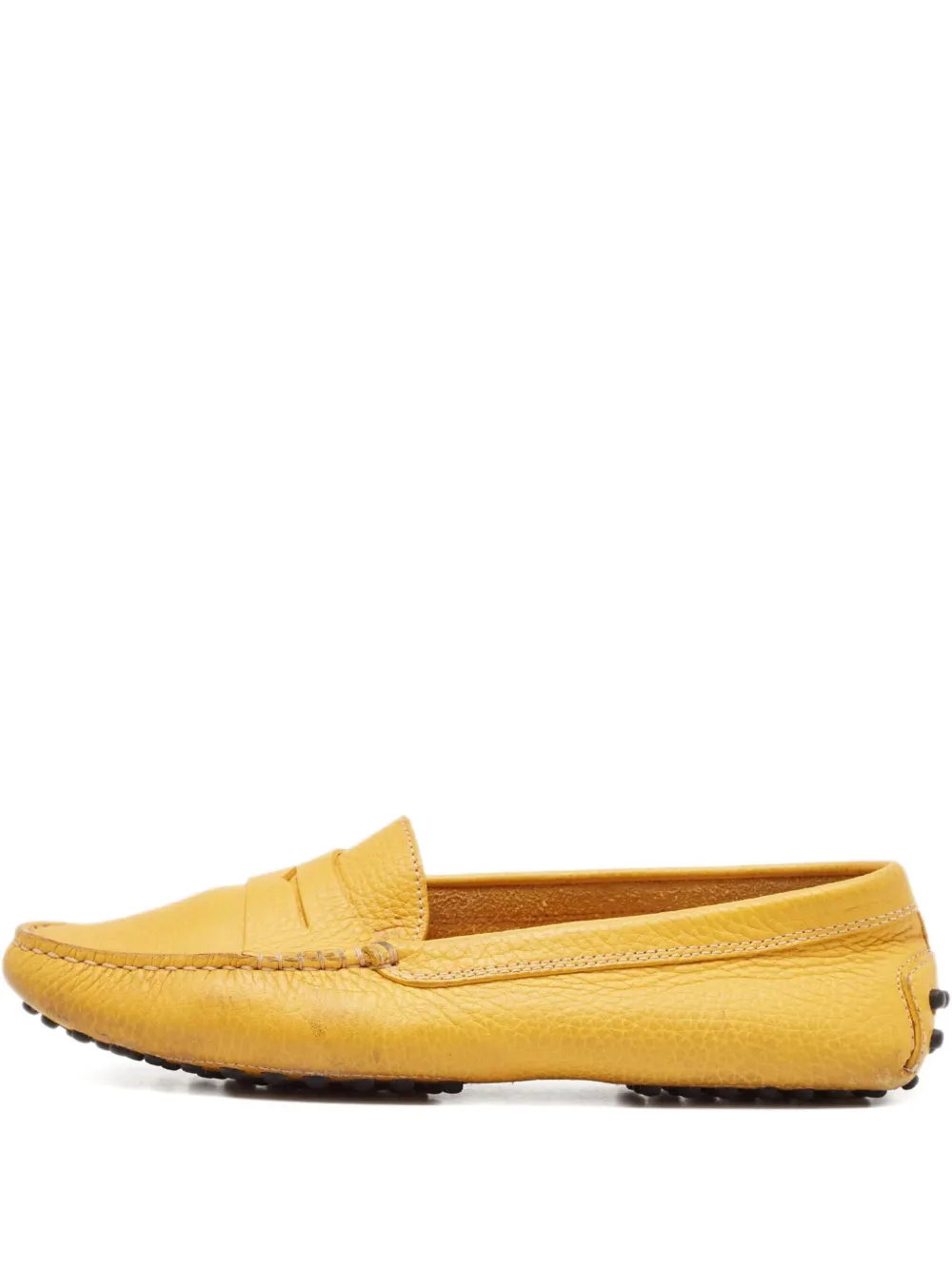 Tod's Vintage プレオウンド Gommino ローファー - イエロー Tod's Vintage プレオウンド Gommino ローファー - イエロー