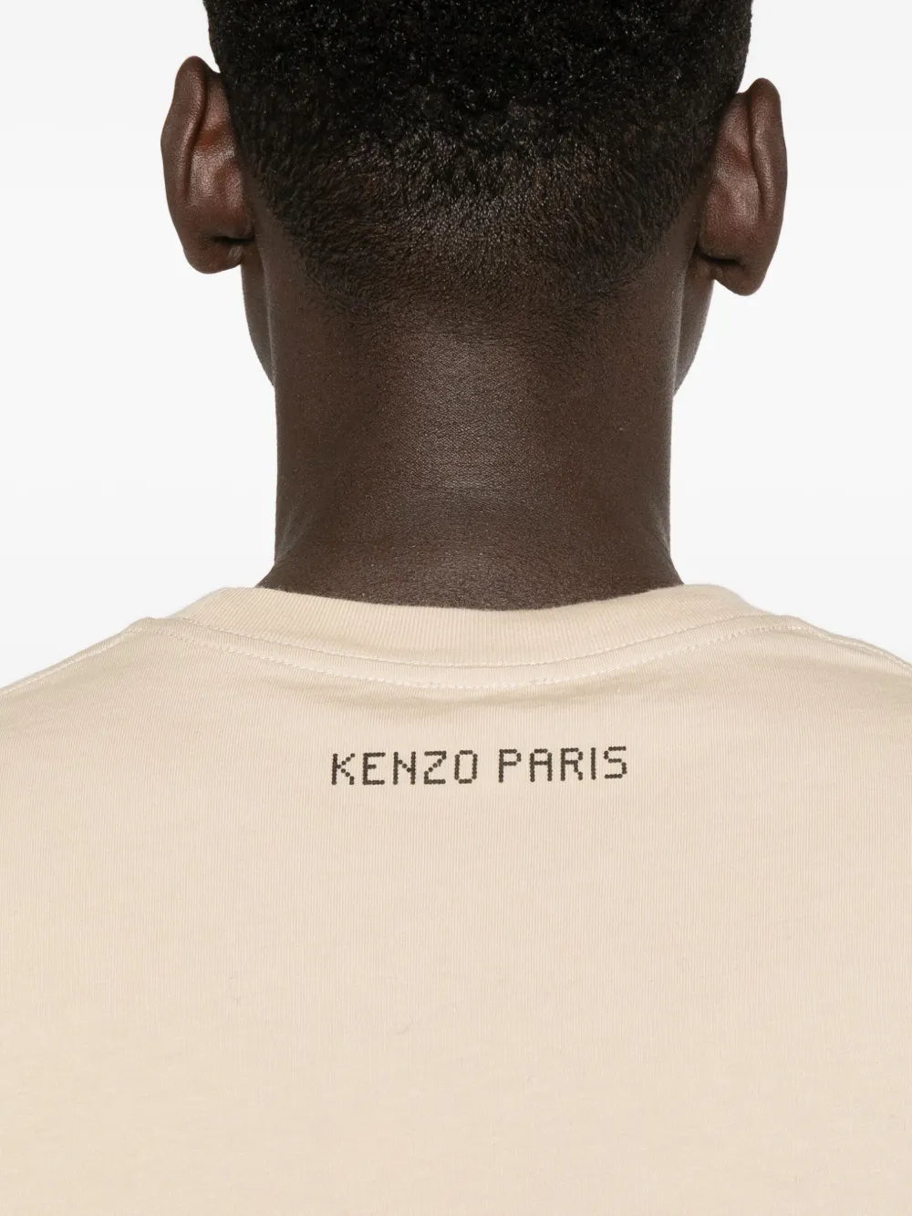 Kenzo T-shirt met print Beige