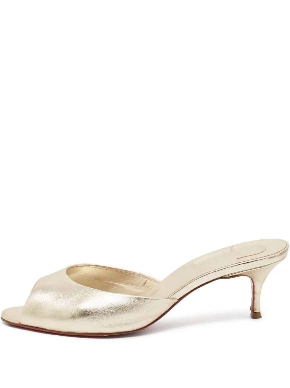 Pre-owned Christian Louboutin 60mm Leather Sandals