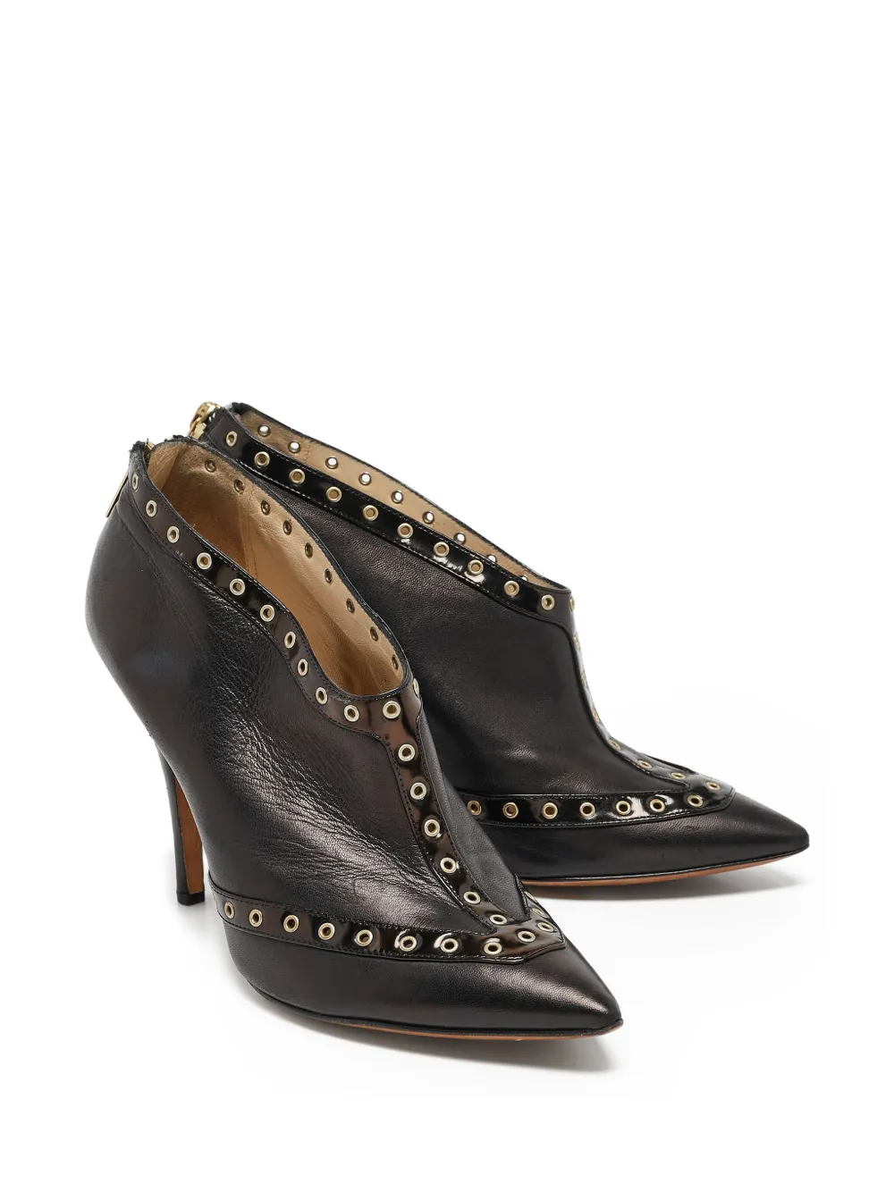 Jimmy Choo Pre-Owned 130mm eyelet-embellished leather pumps | Heeled Pumps | Image 2